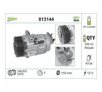 Compressore Climatico 12 V R 134A Ø 119 Mm VALEO Per Altri RENAULT ESPACE