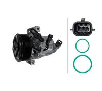 Compressore Climatizzatore 12 V Ø 100 mm HELLA Per RENAULT TWINGO