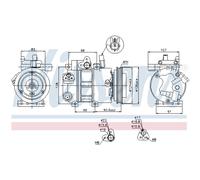 Compressore Climatizzatore Adatto Per Hyundai I30 FD HD KIA CEE'D SW ED PRO