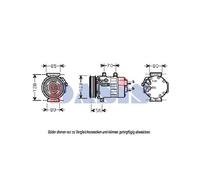 Compressore Aria Condizionata Adatto A per Peugeot Expert Tepee Fiat Scudo