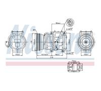 Compressore Climatizzatore Adatto Per Toyota RAV 4 I Avensis Station Wagon