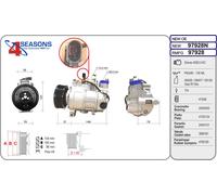 Compressore, Climatizzatore AHE 97928N per AUDI Q5 2.0 TDI quattro