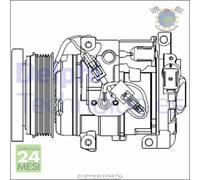 Compressore climatizzatore aria condizionata Delphi per TOYOTA LAND CRUISER