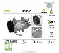 Compressore climatizzatore aria condizionata Valeo per CITROEN BERLINGO XSARA C