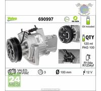 Compressore climatizzatore aria condizionata Valeo per DACIA SANDERO