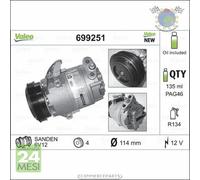 Compressore climatizzatore aria condizionata Valeo per OPEL CORSA D ASTRA G