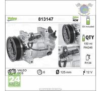 Compressore climatizzatore aria condizionata Valeo per RENAULT LATITUDE LAGU ##y