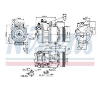 Compressore Climatizzatore Klimacompressore Adatto Per Audi A4 Avant 8E5 B6 8E2