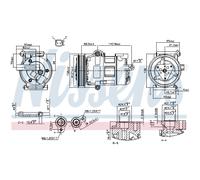 Compressore Climatizzatore Klimacompressore Adatto Per Ford Transit Bus