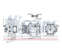 Compressore Climatizzatore Klimacompressore Adatto Per Jaguar S-TYPE X200