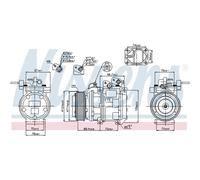 Compressore Climatizzatore Klimacompressore Adatto Per KIA SORENTO I JC