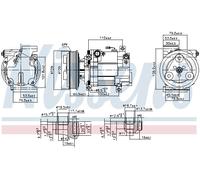 Compressore Climatizzatore Klimacompressore Adatto Per Mazda 3 BK