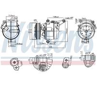 Compressore Climatizzatore Klimacompressore Adatto Per Mazda CX-3 2 DK DJ DL