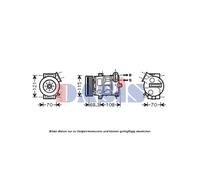 Compressore Climatizzatore Klimacompressore Adatto Per Opel Corsa D S07