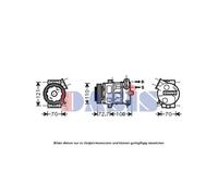 Compressore Climatizzatore Klimacompressore Adatto Per Opel Corsa D S07