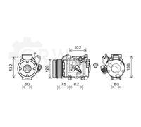 Compressore Climatizzatore Klimacompressore Per Toyota Land Cruiser _URJ20_ J20_