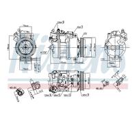 NISSENS 89417 Compressore aria condizionata