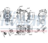 Compressore, Climatizzatore per ALPINA BMW 5 6 B5