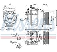 Compressore, Climatizzatore per BMW 1 3 5 6 7 X1 Z4