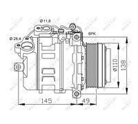 Compressore Climatizzatore Per BMW 1ER X1