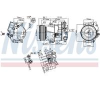 Compressore, Climatizzatore per CHEVROLET OPEL VAUXHALL ASTRA ASTRA J CASCADA CR