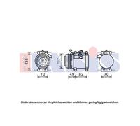 AKS DASIS 852659N Compressore aria condizionata