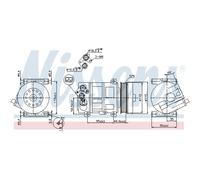 Compressore Climatizzatore Per Fiat Grande Punto Alfa Romeo Mito Delta III