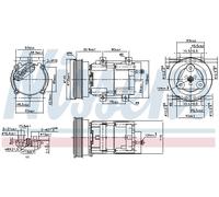 Compressore, Climatizzatore per FORD MAZDA 121 COURIER FIESTA KA KA Van PUMA