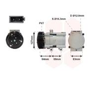 VAN WEZEL 1800K167 Compressore aria condizionata