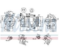 Compressore, Climatizzatore per FORD VOLVO MONDEO S-MAX S80 V70 XC60 XC70