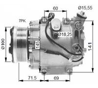Compressore, Climatizzatore per HONDA CIVIC