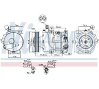 Compressore, Climatizzatore per HYUNDAI i40