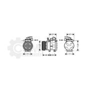 Compressore Climatizzatore Per KIA Sorento I 2.5 CRDi Anno 02-06