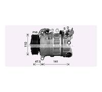 PRASCO AUAK341 Compressore aria condizionata