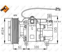 Compressore, Climatizzatore per MAZDA 3