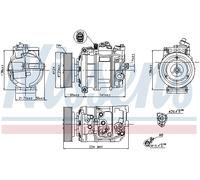 Compressore, Climatizzatore per VW TOUAREG