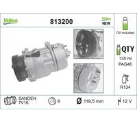Compressore, Climatizzatore VALEO 813200 per VW GOLF 1.9 TDI