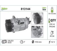 Compressore, Climatizzatore Valeo per OPEL VIVARO A 2.0 CDTI 813144