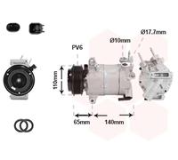 Compressore, Climatizzatore VAN WEZEL 1801K732 per FORD PUMA 1.0 EcoBoost mHEV
