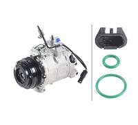 Compressore Climatizzazione 12 V Ø 110 mm HELLA IAM 4 cave per BMW 6er