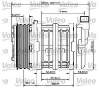Compressore climatizzazione Fissaggio con occhielli 815815 VALEO