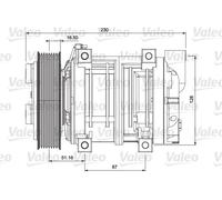 VALEO 716658 Compressore, Climatizzatore