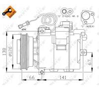 NRF 32104 Compressore aria condizionata