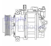 DELPHI Compressore Aria Condizionata per VW Multivan V 7HM 7HN 7HF 7EF 7EM