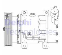 DELPHI CS20523 Compressore aria condizionata