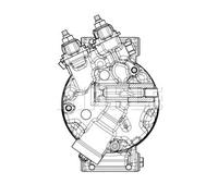 MAHLE ORIGINAL ACP 654 000P Compressore aria condizionata