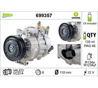 Compressore climatizzazione R 134a 699357 VALEO per VW SKODA AUDI SEAT CUPRA