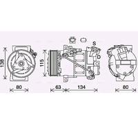 PRASCO RTAK640 Compressore aria condizionata