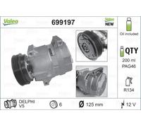VALEO 699197 Compressore, Climatizzatore per RENAULT