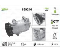 Valeo Compressore clima 699246 per Renault Grand Scénic II, Nissan Qashqai+2, Almera II (N16)